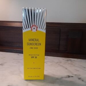 UNOPENED.  First Aid Beauty Mineral Sunscreen SPF 30